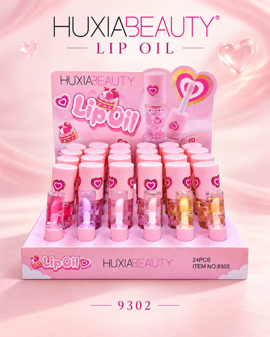 Huxia Beauty Lip Oil 9302 display
