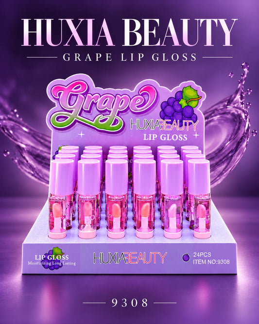 Huxia Beauty Grape Lip Gloss 9308 display