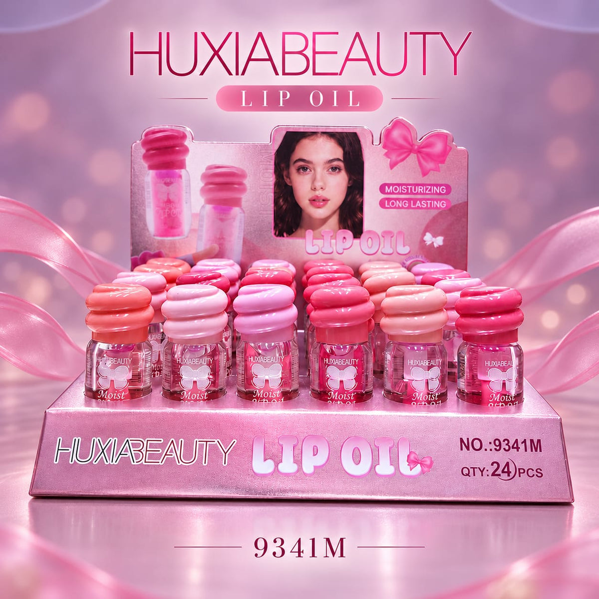 Huxia Beauty Lip Oil 9341 display