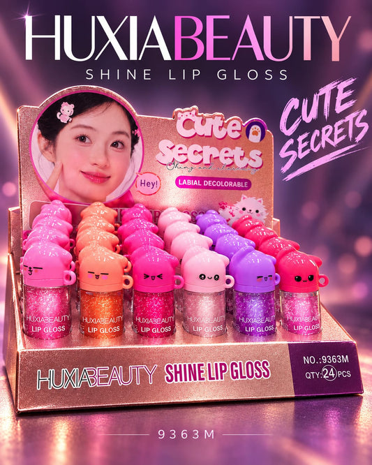Huxia Beauty Cute Secrets Shine Lip Gloss 9363 display
