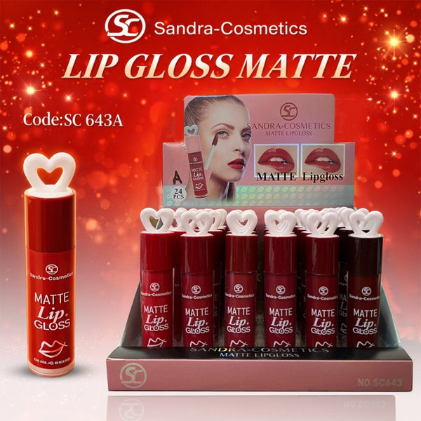 Sandra Cosmetics Matte Lip Gloss - SC643A