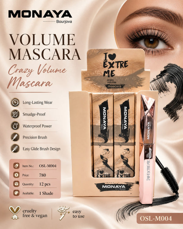 Monaya Crazy Volume Mascara M004