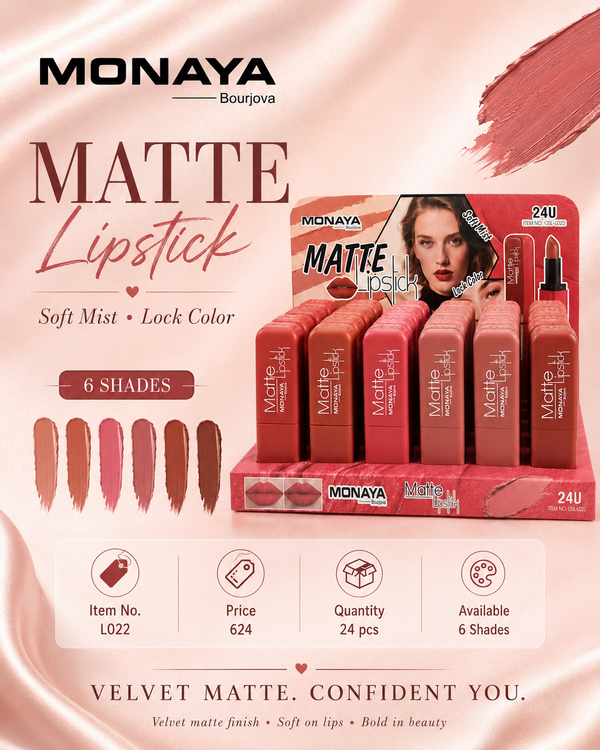 Monaya Matte Lipstick L022