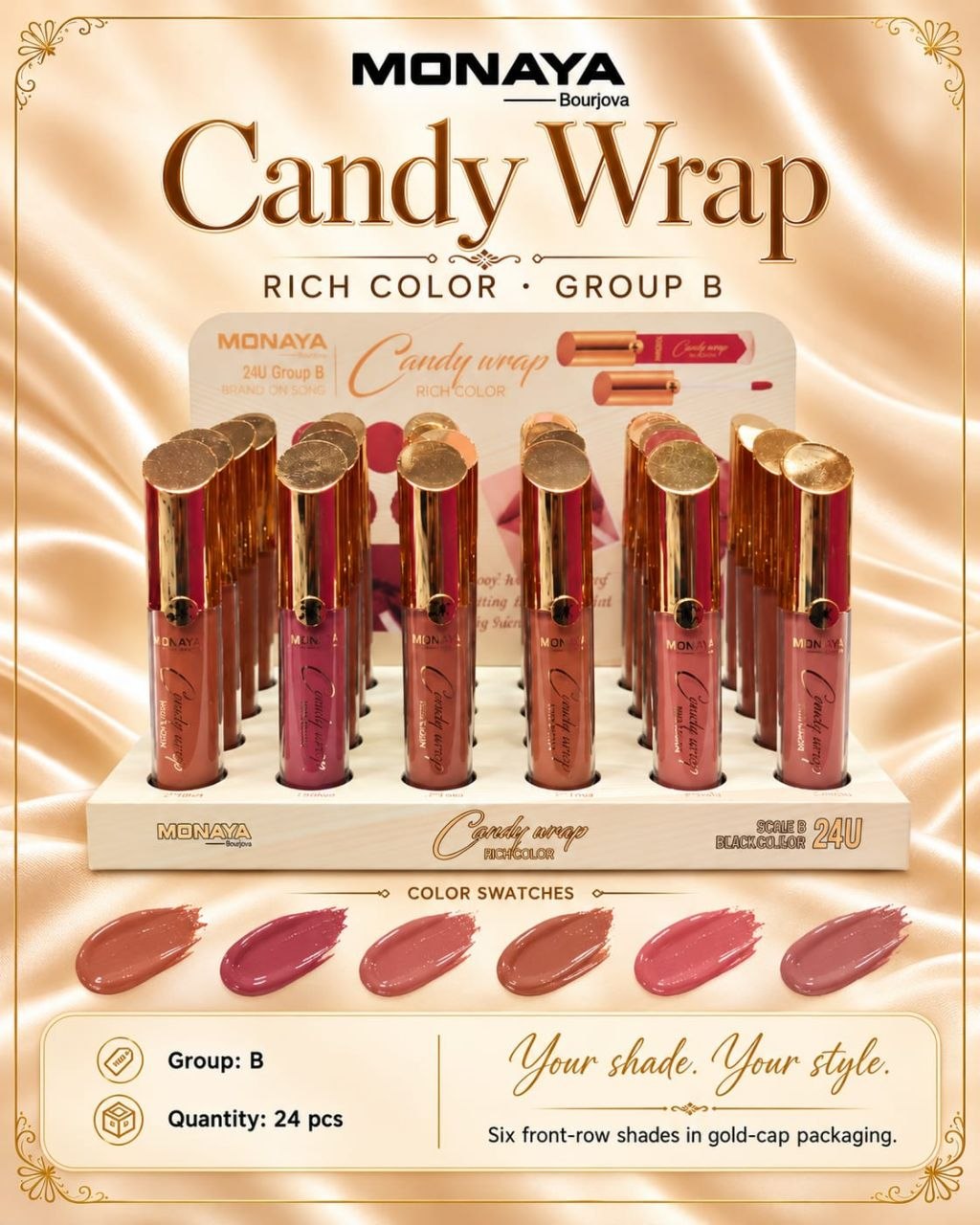 Monaya Candy Wrap Lip Color - G039B