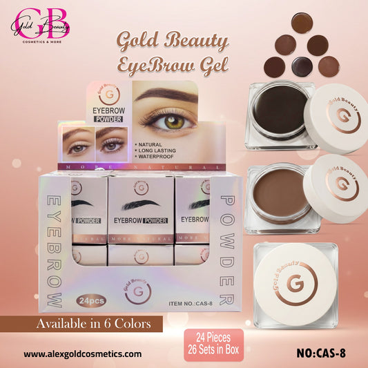 Gold Beauty EyeBrow Gel Powder - CAS-8
