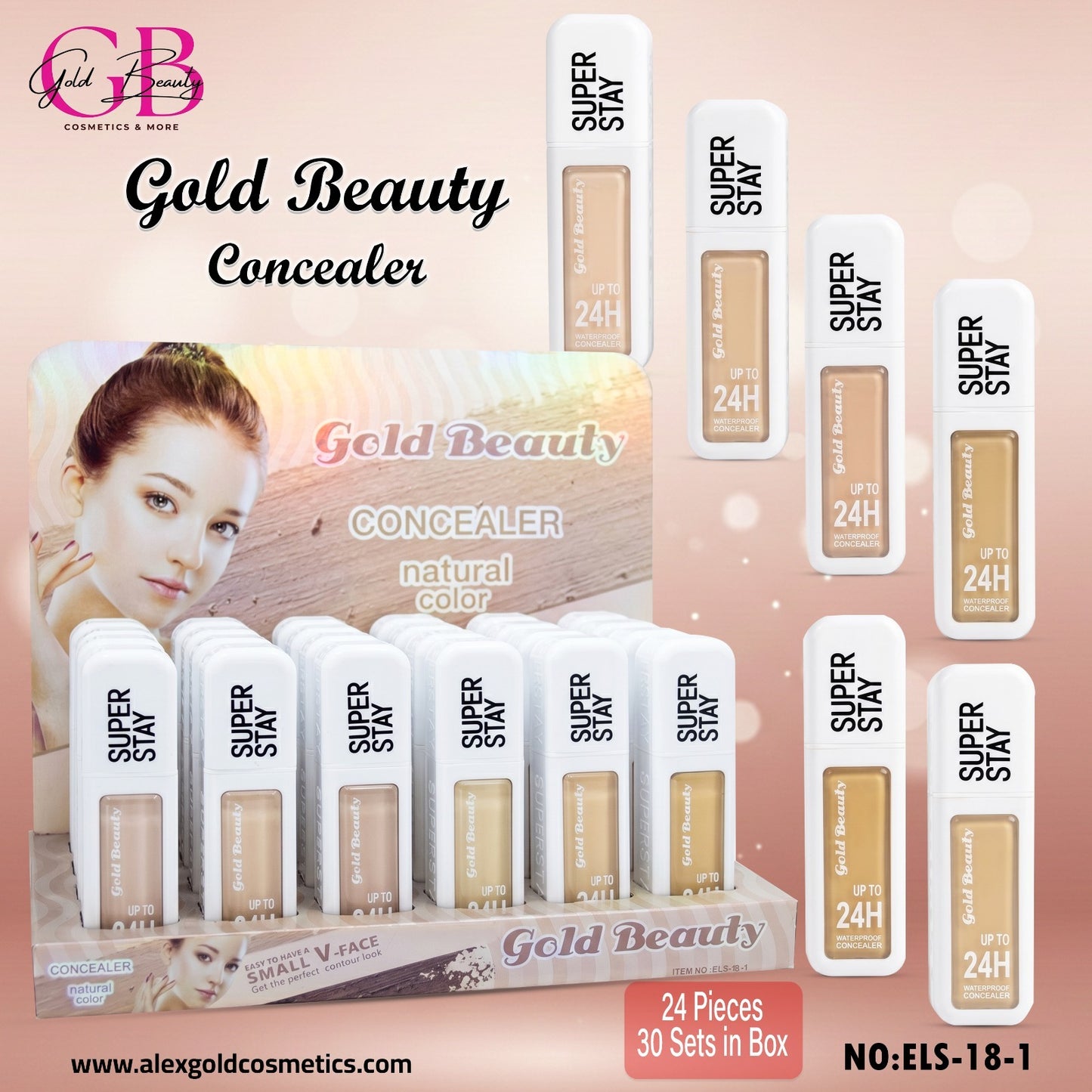 Gold Beauty Concealer Super Stay 24H - ELS-18-1