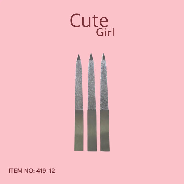 Cute Girl Metal Nail File - 419-12