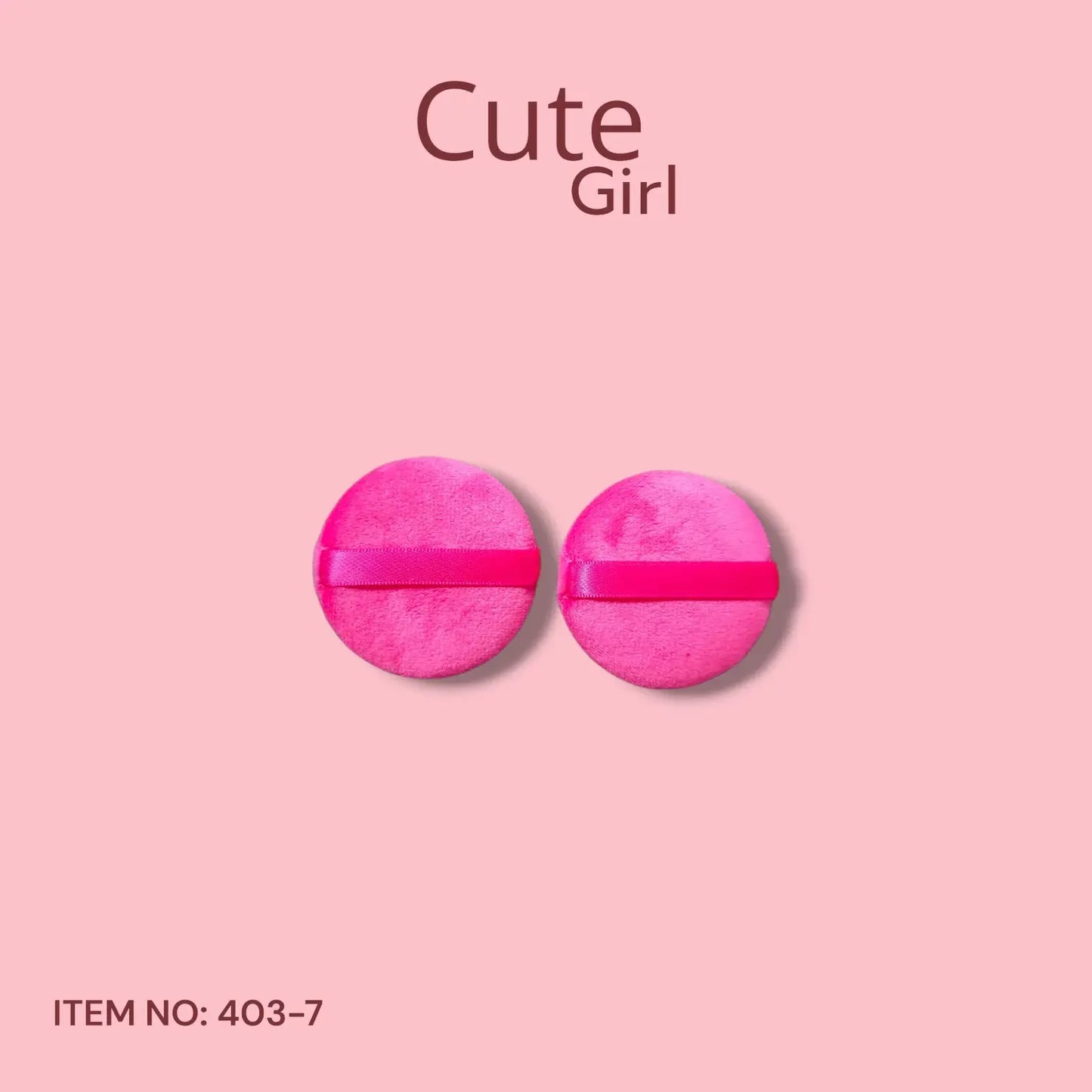 Cute Girl Makeup Sponge Set 4 pcs - 403-7