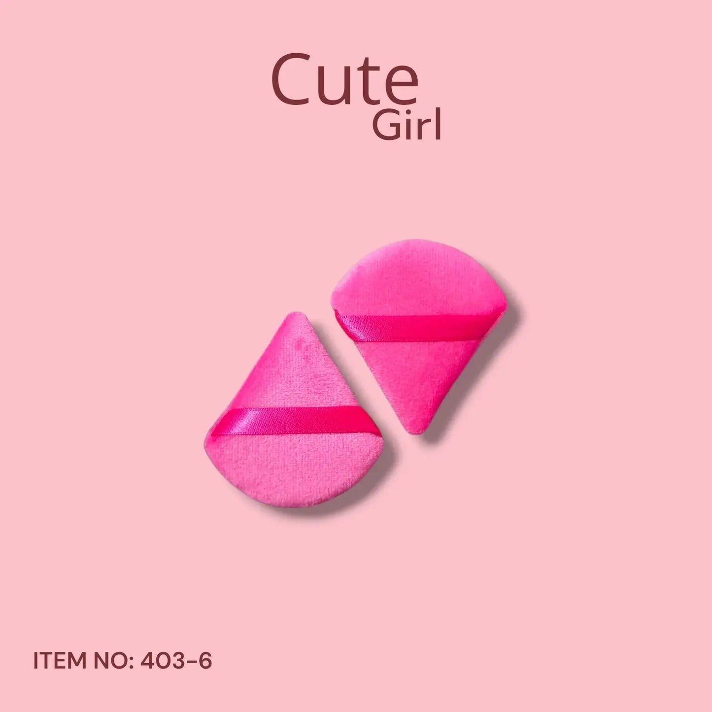 Cute Girl Makeup Sponge Set 4 pcs - 403-6