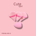 Cute Girl Makeup Sponge Set 4 pcs - 403-9 1