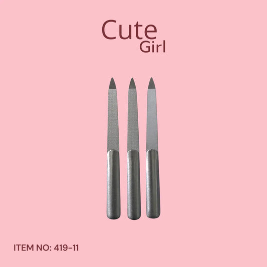 Cute Girl Metal Nail File - 419-11