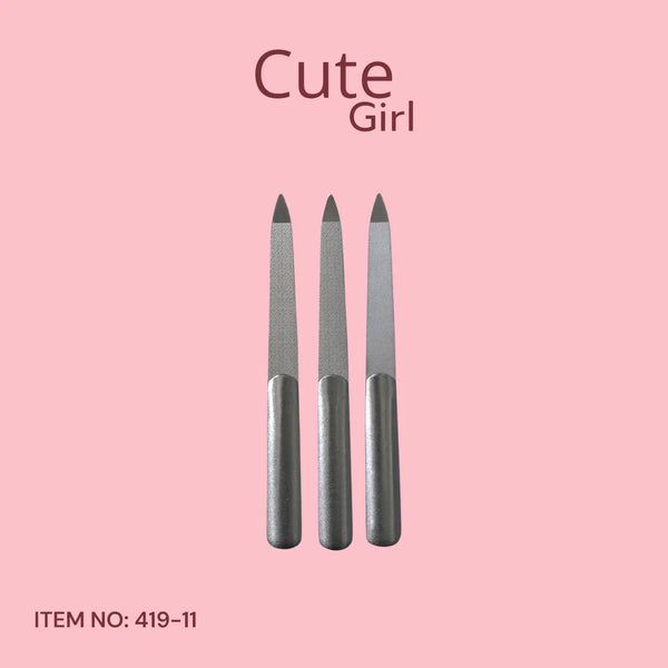 Cute Girl Metal Nail File - 419-11