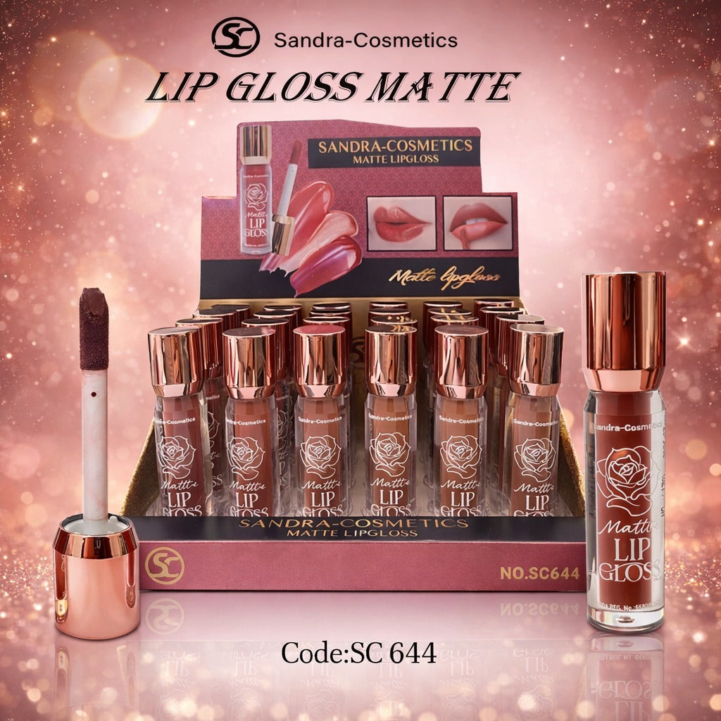 Sandra Cosmetics Matte Lip Gloss - SC644