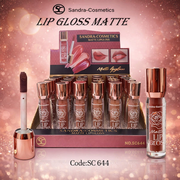 Sandra Cosmetics Matte Lip Gloss - SC644
